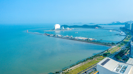 珠海香洲客运站和日月贝