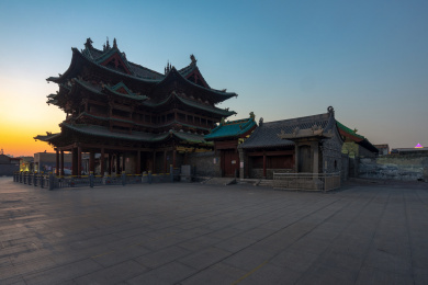 中国山西省晋中市介休市祆神楼