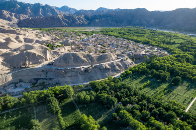 宁夏中卫南长滩西夏古村黑山峡