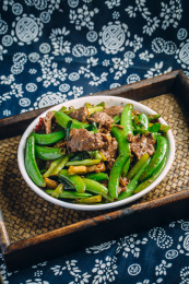 牛肉炒四季豆