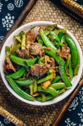 牛肉炒四季豆