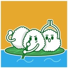 粽子在划船