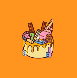 一块美味的蛋糕