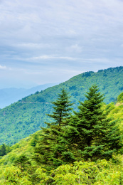 中国湖北神农架神农顶三省台风光