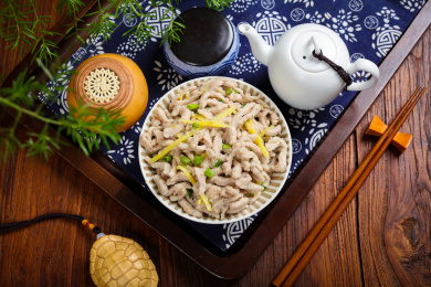 家常美食菜肴姜丝炒里脊肉丝