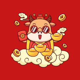 春节金牛送福