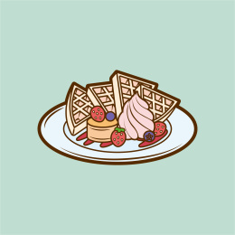 美味华夫饼
