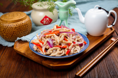 快餐外卖菜肴美食洋葱炒肉丝