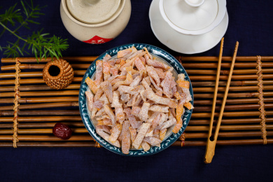 润肺止咳果脯小吃盐津橘子皮丝