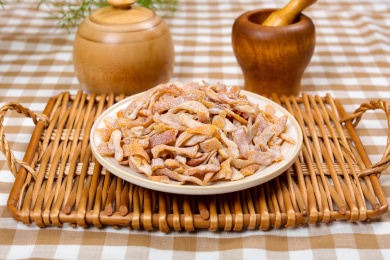 润肺止咳果脯小吃盐津橘子皮丝