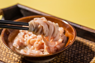 中式美食鸭肠食材