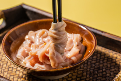中式美食鸭肠食材