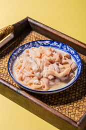 中式美食鸭肠食材