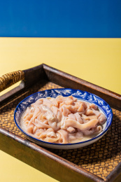 中式美食鸭肠食材