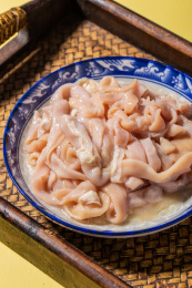 中式美食鸭肠食材