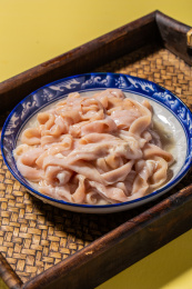 中式美食鸭肠食材