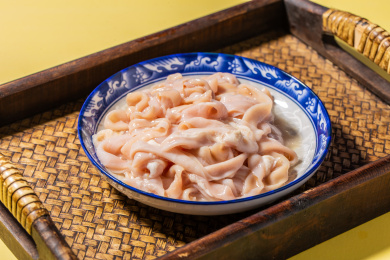 中式美食鸭肠食材