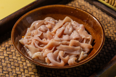 中式美食鸭肠食材