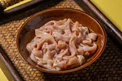 中式美食鸭肠食材