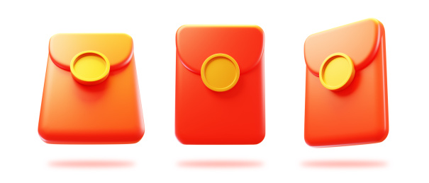 红包3D立体电商新年活动红包