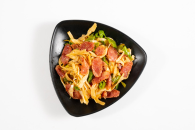 鲜笋炒腊肉