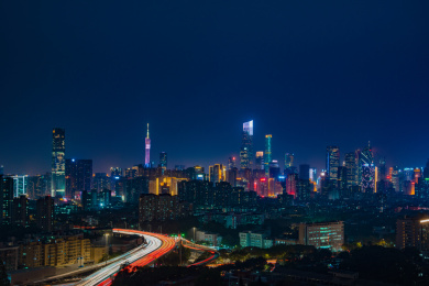 广州城市建筑群