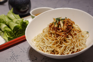 经典川菜主食鸡丝凉面