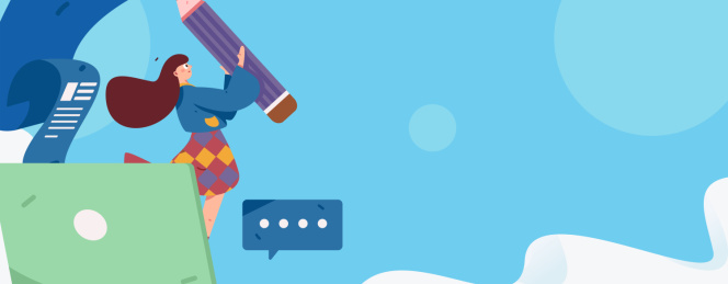 邀请好友进行问卷调查扁平矢量概念运营手绘