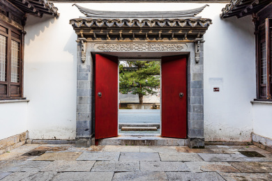 中国江苏苏州东山雕花楼风光