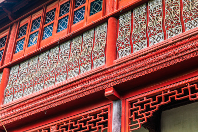 中国江苏苏州东山雕花楼风光