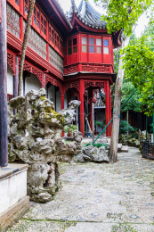 中国江苏苏州东山雕花楼风光