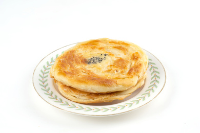 油酥烙饼美食