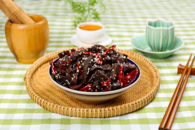 香辣美味特色菜冷吃牛肉干