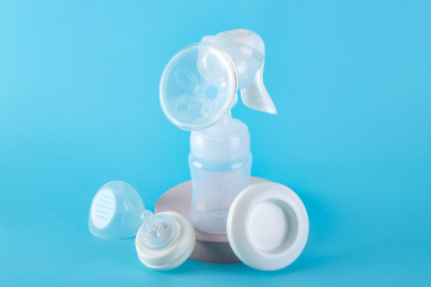 母乳手动吸奶器瓶