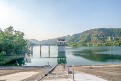 深圳福田区梅林水库景观