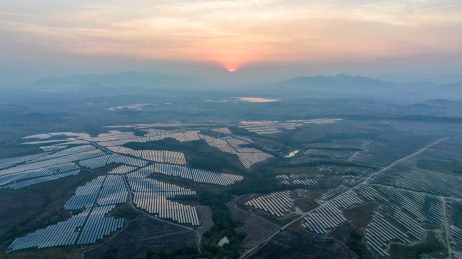 海南光伏田园美景 