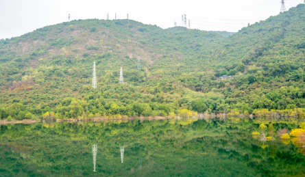 深圳福田区梅林水库自然景观
