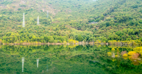 深圳福田区梅林水库自然景观