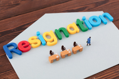 微缩创意离职信辞退