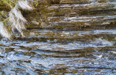 世界自然遗产贵州铜仁梵净山变质岩特写