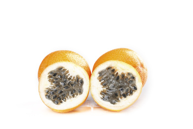 白底上的热情果