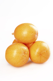 白底上的热情果