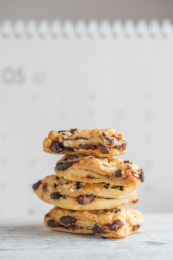 手工制作的蔓越莓起酥饼干