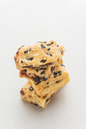 手工制作的蔓越莓起酥饼干