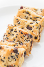 手工制作的蔓越莓起酥饼干