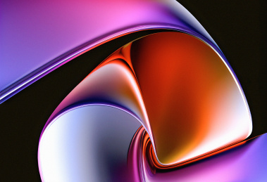 抽象艺术背景壁纸绚丽多彩金属质感极简流体