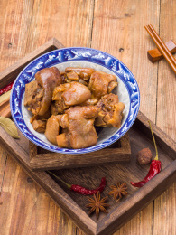 五香猪蹄美食香卤猪手