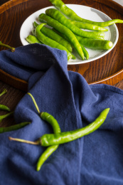 营养丰富辣味出众的新鲜杭椒