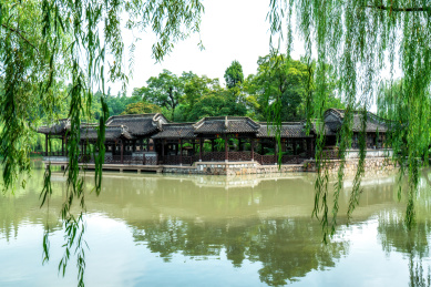 扬州瘦西湖江南园林景观