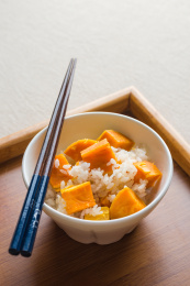 软糯香甜营养可口的红薯焖饭